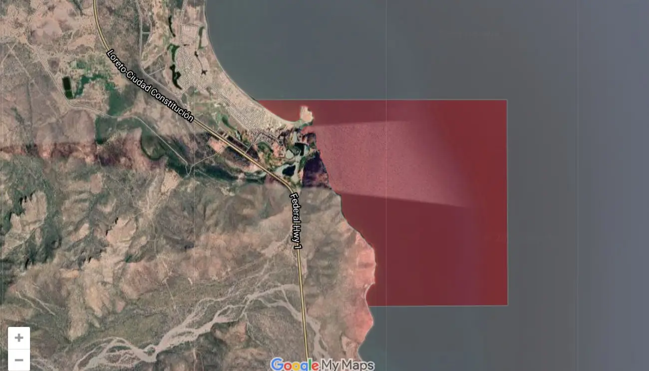No fish zones loreto bay, protected areas loreto, no fishing areas