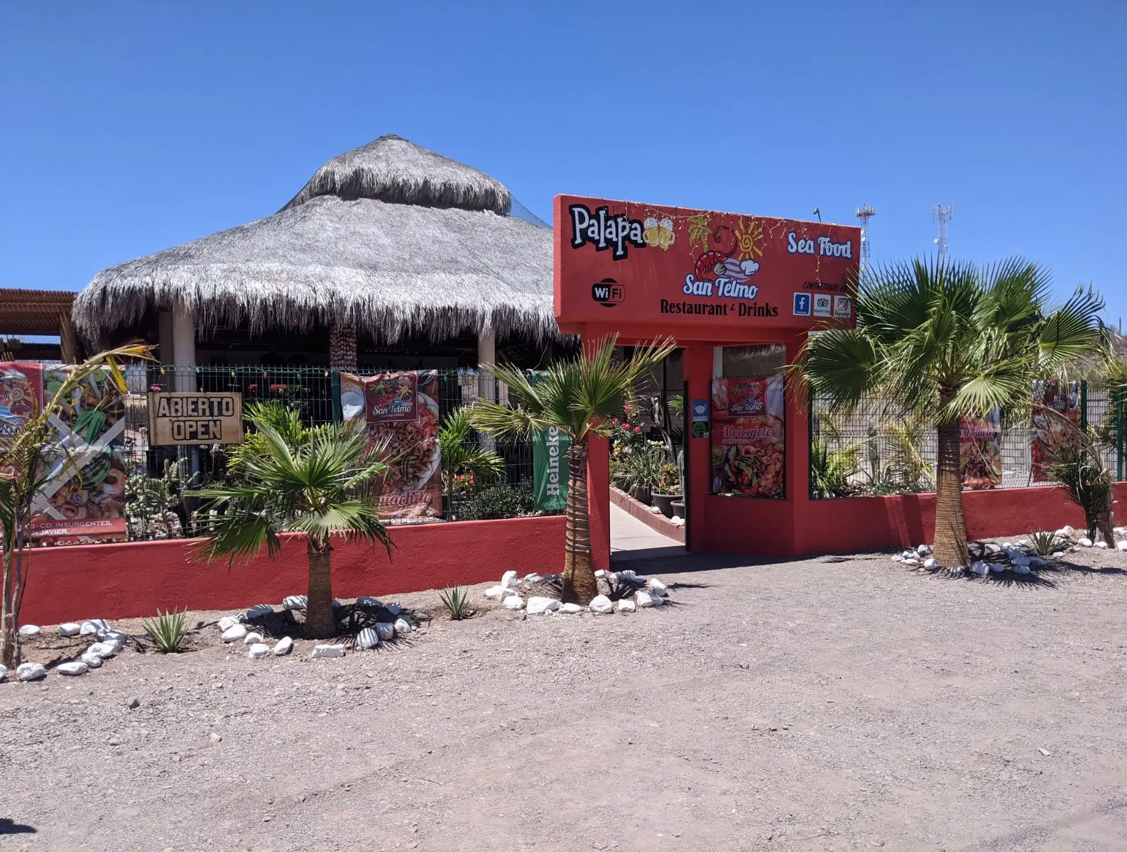 Loreto Restaurant Palapa San Telmo