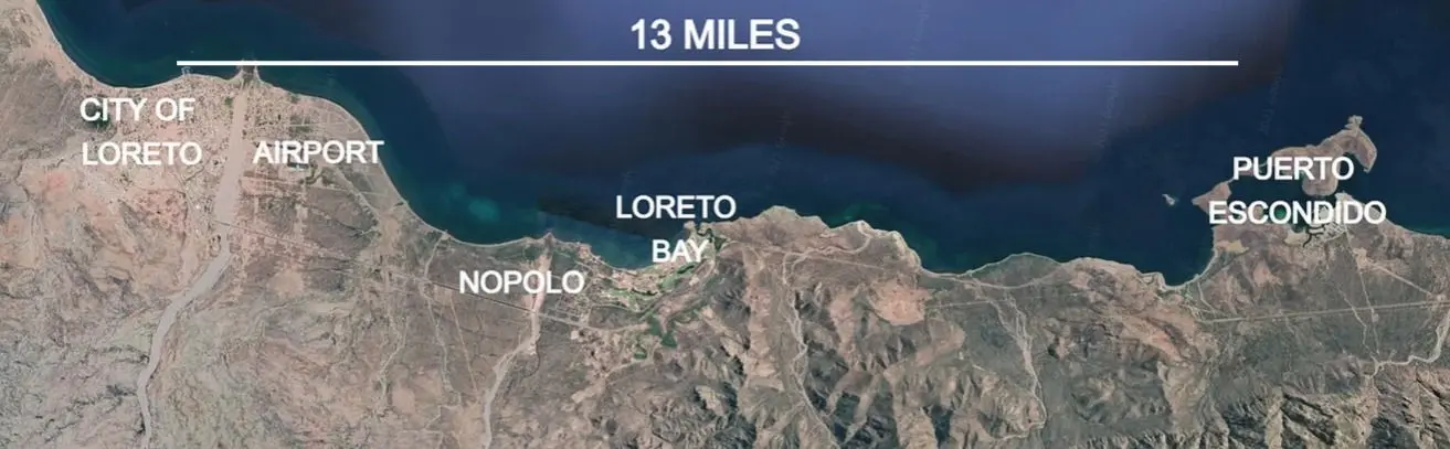 map of loreto